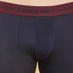 Force NXT Men Pack Of 3 Colourblocked Ultrasoft Long Trunks MNFS-22-COL-512-PO3 image 5