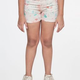 AND Girls Abstract Printed Denim Shorts-image-125