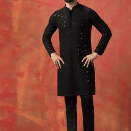 Prakatha Men Embroidered Kurta-6