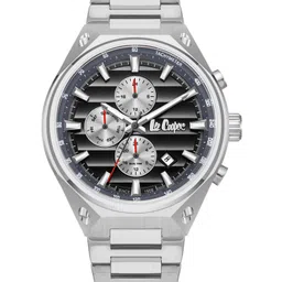 Lee Cooper Men Brass Dial & Stainless Steel Bracelet Style Straps Analogue Multi Function Watch LC08026.360-image-40