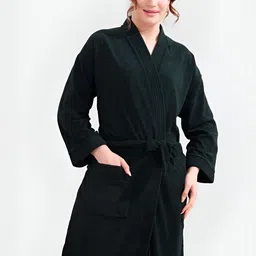 LacyLook Shawl Collar Neck Bath Robe & Wraps-picture-41