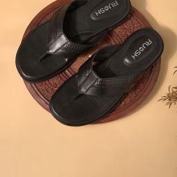 Ruosh Men Leather Slip-On Core Sandals-picture-12