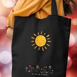 the sack co Black Canvas Tote Bag-image-14