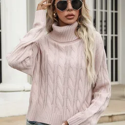 Mast & Harbour Women Cable Knit Pullover-picture-10