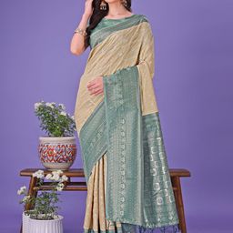 KALINI Ethnic Motifs Zari Woven Saree-picture-24