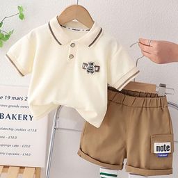 POP STREET KIDS Boys Round Neck T-shirt With Shorts-image-41
