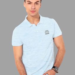 INVICTUS Men Polo Collar Applique T-shirt-image-14