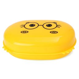 fab n funky Rectangular Soap Case Spects Print - Yellow image 2