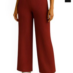 Fabflee Women Striped Comfort Straight Fit Trousers-image-28