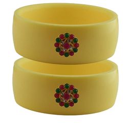 Vidhya Kangan Women Beige Bangle-image-16