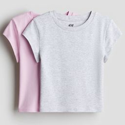 H&M 2-Pack Cotton Jersey Tops-image-87