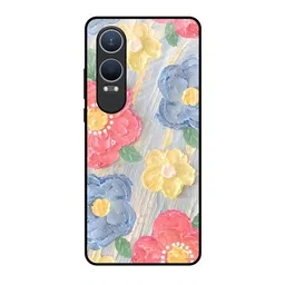 QRIOH Floral Printed OnePlus Nord CE4 Lite 5G Back Case Mobile Accessories-11