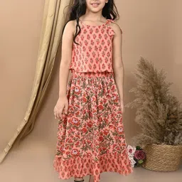 Sangria Girls Printed Lehenga Choli-image-116