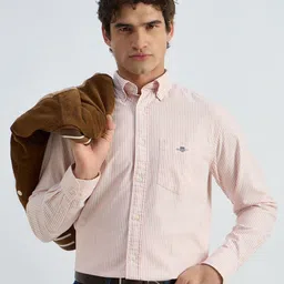 GANT Men Classic Multi Stripes Striped Casual Shirt-picture-4
