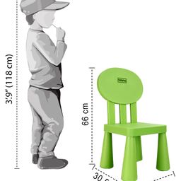 Babyhug Chair With Comfortable Back Rest - Green image 3