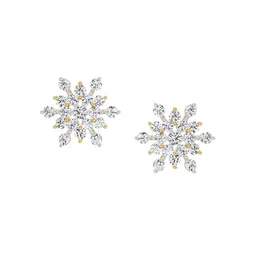 Sparkles Lab Grown Diamond 1.4 Carat Round Snowflake Stud Earrings for Women-26