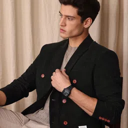 Mr Bowerbird Corduroy Tailored Fit Double Breasted Blazer-picture-27
