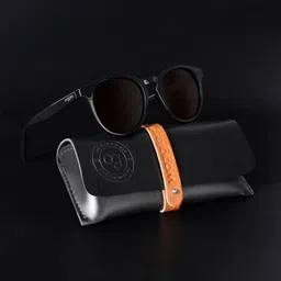 Woggles Unisex Round Sunglasses with Polarised Lens WOSG-PRO-3434C2 Sunglasses-picture-6