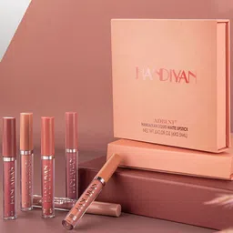 Adbeni Set Of 6 Handiyan Matte Liquid Lipstick - 2.5 ml Each - 01 -02 - 03 - 04 - 05 - 06 image 4