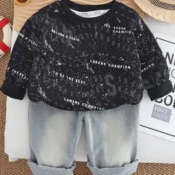 StyleCast x Revolte Boys Printed T-shirt with Trousers-picture-0