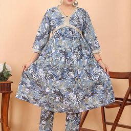 Vvlpf Women Solid Cotton Blend Kurta Sets-image-14