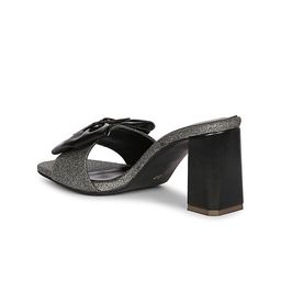 CORSICA Textured Block Sandals with Bows image 2