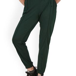 Fashionable Women Cotton Mid Rise Joggers-image-71