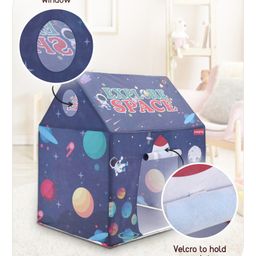 Babyhug Playtime Explore Space Foldable Tent House - Blue image 4