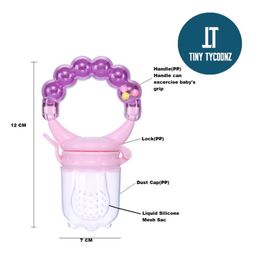 Tiny Tycoonz Fruit And Food Nibbler & Feeder - Pink image 4