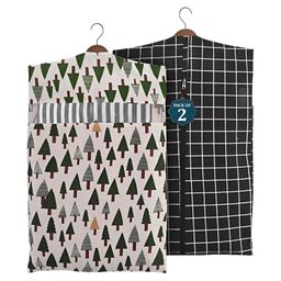 Aura Black Set of 2 Regular Multi-Utility Organisers-30
