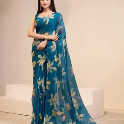 Garden Vareli Floral Printed Saree-picture-45