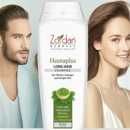 ZORDAN Set Of 2 Heenaplus Long Hair Shampoo - 200 ml Each image 4
