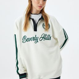 Koton Women Printed Sweatshirt-image-32