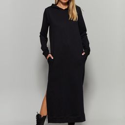 Cool & Sexy Solid T-shirt Maxi Dress-image-86