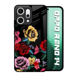 QRIOH Floral Printed Oppo Reno14 5G Back Case-picture-41
