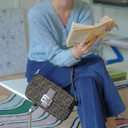 KPOP Women Self Design Cardigan-picture-11