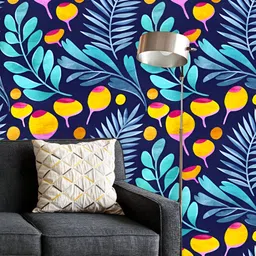 ArtzFolio Printed UV-Resistant Anti-Bacterial Watercolour Botanical Pattern Peel & Stick Wallpaper-image-53