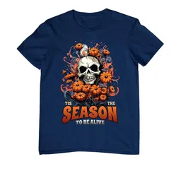 TeeSlix Unisex Blue Tshirts-13