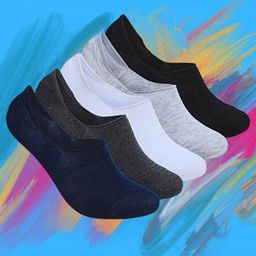 MJE Pack Of 5 Shoe Liners Socks-image-90