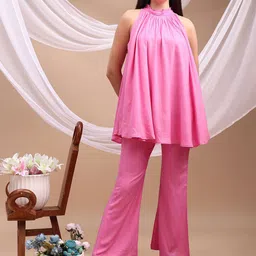 Sera Halter Neck Top With Trouser Co-Ords-image-41