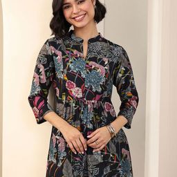 Libas Floral Printed Panelled Kurti-picture-35