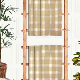 Aura Yellow & White 5 Pieces Printed Cotton 210 GSM Waffle Ultra Absorbent Bath Towel-image-34