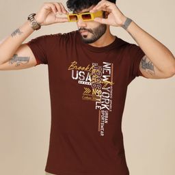 INKMAN Men Printed Bio Finish T-shirt-image-83