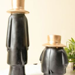 ArteCasa Black & Gold Toned Figurine Showpiece-image-13