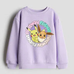 H&M Girls Printed Sweatshirt-22