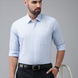 Arrow Solid Slim Fit Pure Cotton Formal Shirt-picture-34