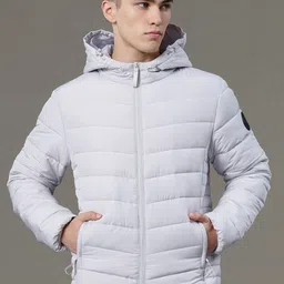 Red Tape Men Water Resistant Hooded Padded Jacket-54