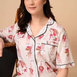 ao services Women Printed Night suit-image-28