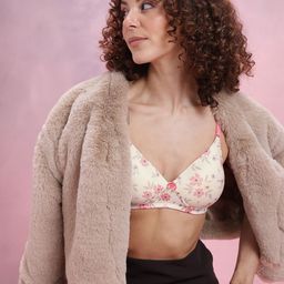 DressBerry Floral Print Lightly Padded T-shirt Bra-picture-20