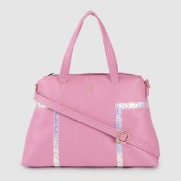 Baggit Women Pink Structured Handheld Bag-10